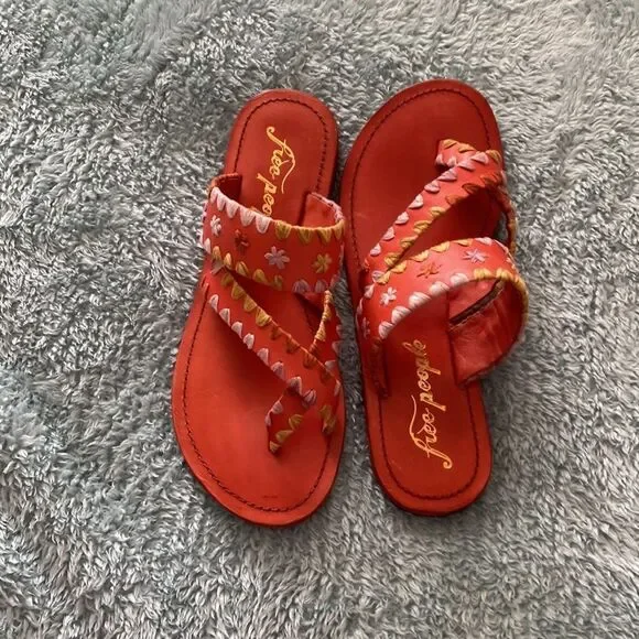 Free People Bella Caia Crochet Sandals - Picture 2 of 7